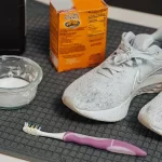 How to clean White Mesh Tennis Shoes