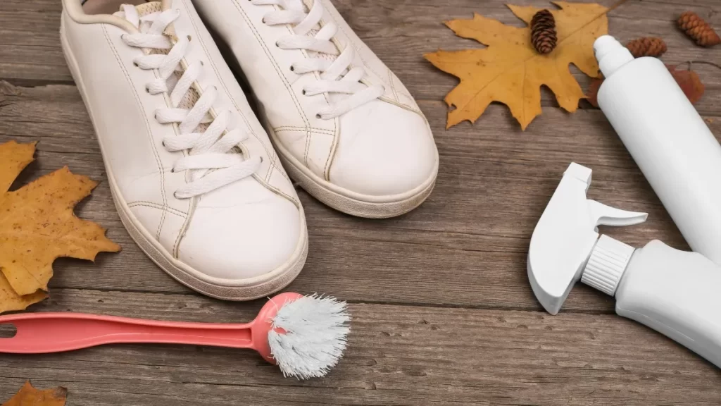 How to clean white Tennis shoes  with Toothpaste