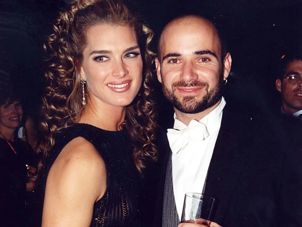 Agassi and Brooke Shields 